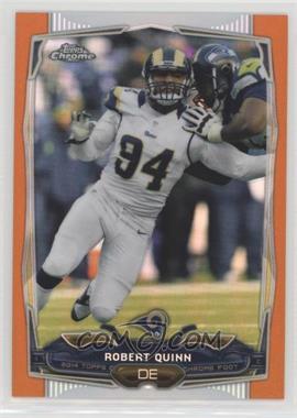 2014 Topps Chrome - [Base] - Retail Orange Refractor #74 - Robert Quinn