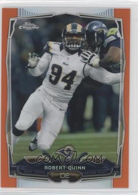 2014 Topps Chrome - [Base] - Retail Orange Refractor #74 - Robert Quinn