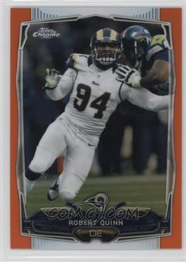 2014 Topps Chrome - [Base] - Retail Orange Refractor #74 - Robert Quinn