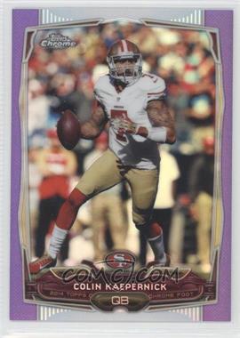 2014 Topps Chrome - [Base] - Retail Purple Refractor #56 - Colin Kaepernick