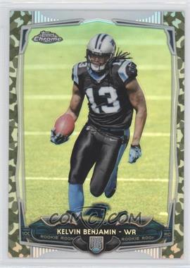 2014 Topps Chrome - [Base] - STS Camo Refractor #124 - Kelvin Benjamin /499