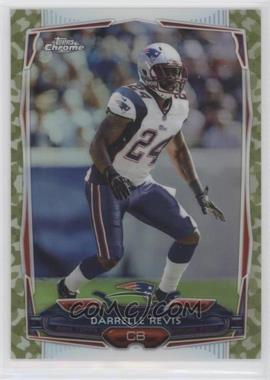 2014 Topps Chrome - [Base] - STS Camo Refractor #15 - Darrelle Revis /499