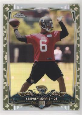 2014 Topps Chrome - [Base] - STS Camo Refractor #167 - Stephen Morris /499