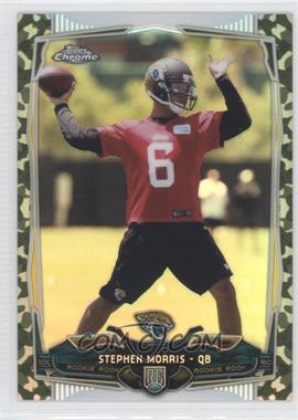 2014 Topps Chrome - [Base] - STS Camo Refractor #167 - Stephen Morris /499