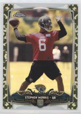 2014 Topps Chrome - [Base] - STS Camo Refractor #167 - Stephen Morris /499