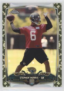 2014 Topps Chrome - [Base] - STS Camo Refractor #167 - Stephen Morris /499