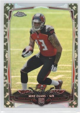 2014 Topps Chrome - [Base] - STS Camo Refractor #185 - Mike Evans /499