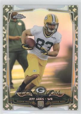 2014 Topps Chrome - [Base] - STS Camo Refractor #192 - Jeff Janis /499