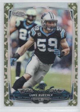 2014 Topps Chrome - [Base] - STS Camo Refractor #87 - Luke Kuechly /499