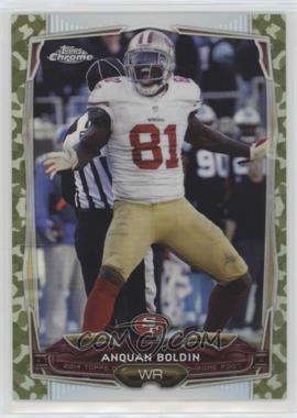2014 Topps Chrome - [Base] - STS Camo Refractor #92 - Anquan Boldin /499