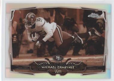 2014 Topps Chrome - [Base] - Sepia Refractor #32 - Michael Crabtree /99