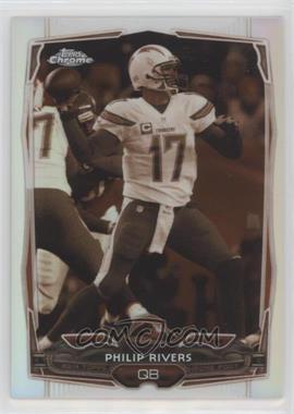 2014 Topps Chrome - [Base] - Sepia Refractor #91 - Philip Rivers /99