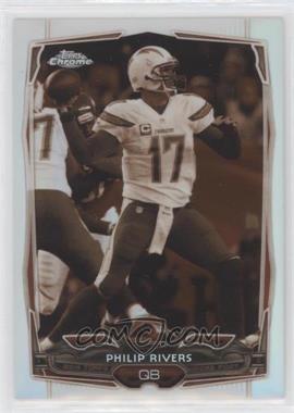 2014 Topps Chrome - [Base] - Sepia Refractor #91 - Philip Rivers /99