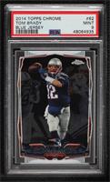 Tom Brady (Blue Jersey) [PSA 9 MINT]