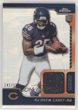 2014 Topps Chrome - Rookie Relics - Refractor #RR-KC - Ka'Deem Carey /150