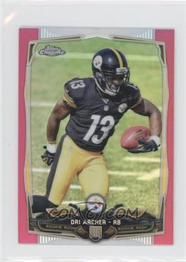 2014 Topps Chrome Mini - [Base] - BCA Pink Refractor #214 - Dri Archer /25