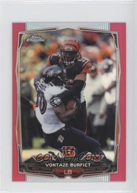 2014 Topps Chrome Mini - [Base] - BCA Pink Refractor #86 - Vontaze Burfict /25