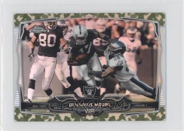 2014 Topps Chrome Mini - [Base] - Camo Refractor #75 - Denarius Moore /99