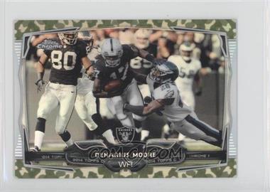 2014 Topps Chrome Mini - [Base] - Camo Refractor #75 - Denarius Moore /99