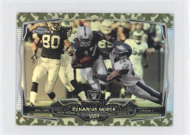 2014 Topps Chrome Mini - [Base] - Camo Refractor #75 - Denarius Moore /99