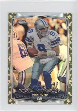 2014 Topps Chrome Mini - [Base] - Camo Refractor #77 - Tony Romo /99