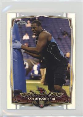 2014 Topps Chrome Mini - [Base] - Refractor #162 - Kareem Martin