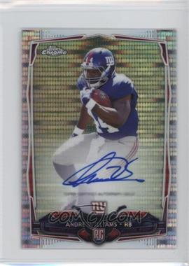 2014 Topps Chrome Mini - [Base] - Rookie Pulsar Refractor Autographs #154 - Andre Williams /15