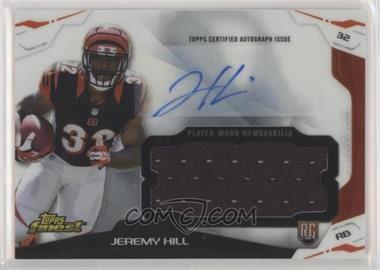 2014 Topps Finest - Autograph Jumbo Relics #AJR-JH - Jeremy Hill