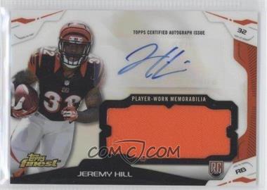 2014 Topps Finest - Autograph Jumbo Relics #AJR-JH - Jeremy Hill