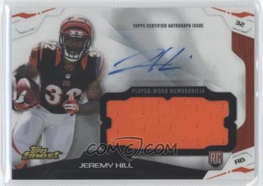 2014 Topps Finest - Autograph Jumbo Relics #AJR-JH - Jeremy Hill