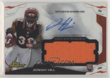 2014 Topps Finest - Autograph Jumbo Relics #AJR-JH - Jeremy Hill