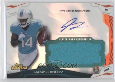 2014 Topps Finest - Autograph Jumbo Relics #AJR-JLA - Jarvis Landry