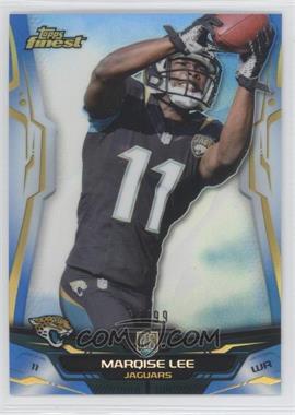 2014 Topps Finest - [Base] - Blue Refractor #114 - Marqise Lee /99