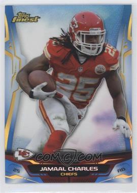 2014 Topps Finest - [Base] - Blue Refractor #93 - Jamaal Charles /99