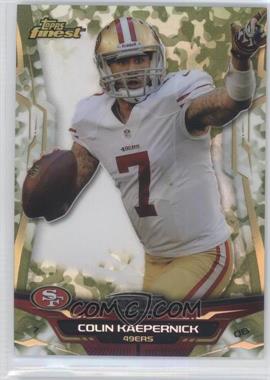 2014 Topps Finest - [Base] - Camo Refractor #69 - Colin Kaepernick /10