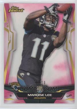 2014 Topps Finest - [Base] - Pink Refractor #114 - Marqise Lee /10