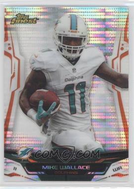 2014 Topps Finest - [Base] - Pulsar Refractor #6 - Mike Wallace /25