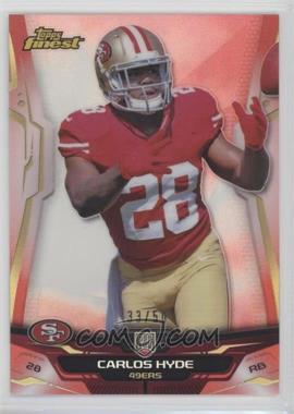 2014 Topps Finest - [Base] - Red Refractor #103 - Carlos Hyde /50