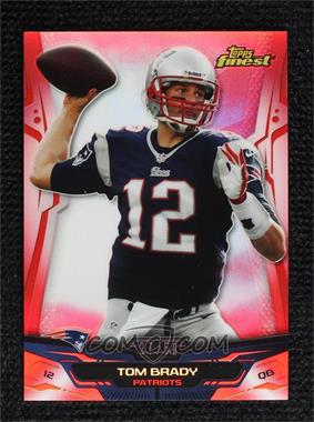 2014 Topps Finest - [Base] - Red Refractor #97 - Tom Brady /50