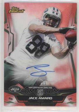 2014 Topps Finest - [Base] - Rookie Autograph Variation Red Refractor #128 - Jace Amaro /15
