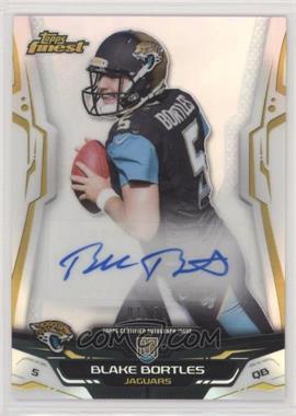 2014 Topps Finest - [Base] - Rookie Autograph Variation Refractor #101 - Blake Bortles /35