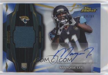 2014 Topps Finest - Rookie Autograph Patch - Blue Refractor #RAP-ML - Marqise Lee /99