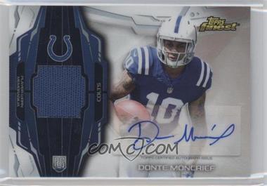 2014 Topps Finest - Rookie Autograph Patch #RAP-DM - Donte Moncrief