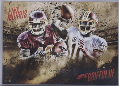 2014 Topps Fire - Competitive Fire - Topps.com Online Exclusive 5 x 7 Jumbo #CF-GM - Alfred Morris, Robert Griffin III /99