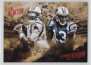 2014 Topps Fire - Competitive Fire #CF-NB - Cam Newton, Kelvin Benjamin