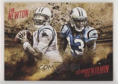 2014 Topps Fire - Competitive Fire #CF-NB - Cam Newton, Kelvin Benjamin