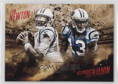 2014 Topps Fire - Competitive Fire #CF-NB - Cam Newton, Kelvin Benjamin