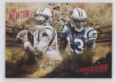 2014 Topps Fire - Competitive Fire #CF-NB - Cam Newton, Kelvin Benjamin