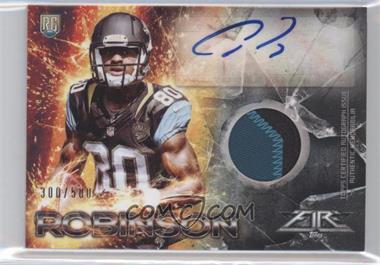 2014 Topps Fire - Rookie Autograph Patch #FRAP-AR - Allen Robinson /500