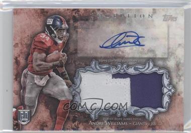 2014 Topps Inception - Autograph Jumbo Patch #IAJP-AW - Andre Williams